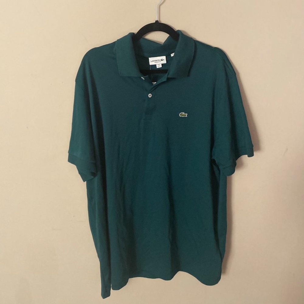 Greeb Lacoste Polo Shirt Men's Size 3XL